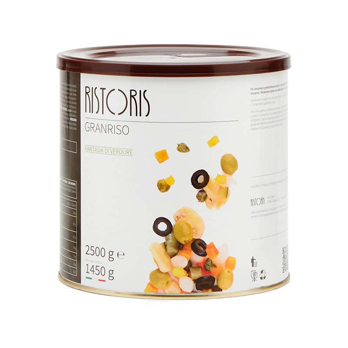 GRANRISO FANTASIA DI VERDURE AL NATURALE LATTA 3 KG RISTORIS