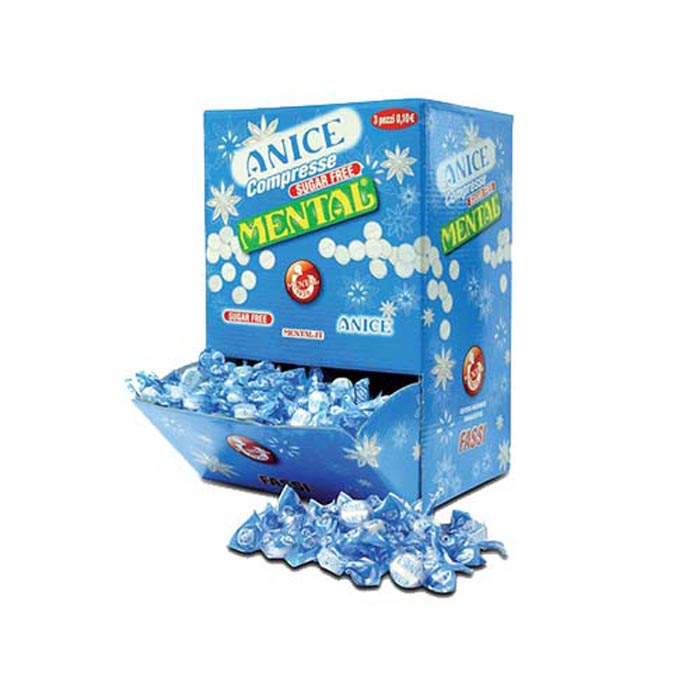 CARAMELLE ANICE SENZA ZUCCHERO MANGIATOITA 900 GR FASSI