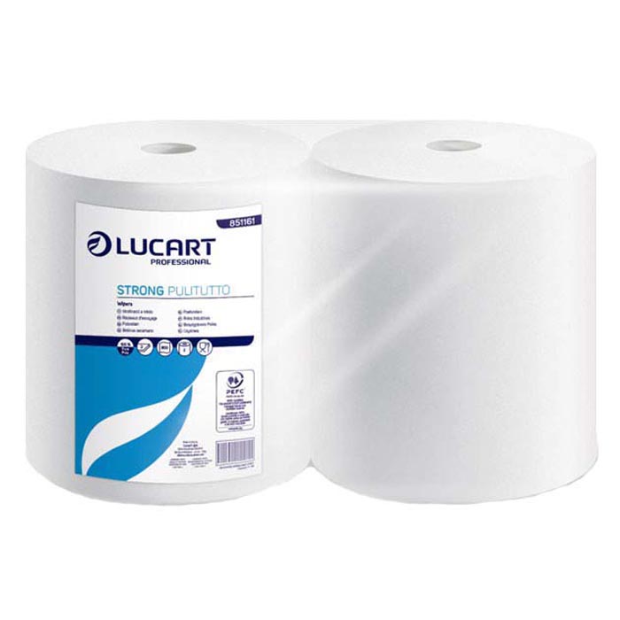 ROTOLO DI CARTA BOBINA CLEAN 800 STRAPPI 2 VELI 2 PEZZI