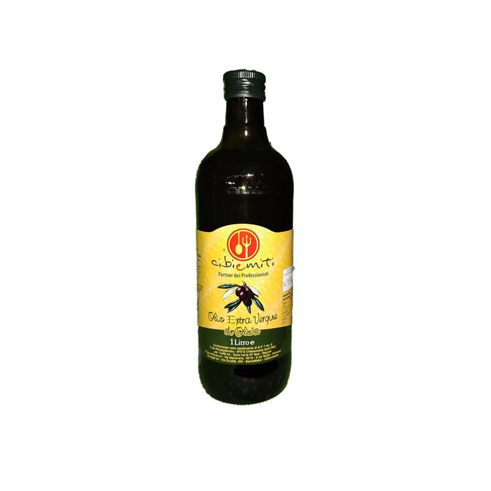 OLIO EXTRA VERGINE OLIVA 1 LT 12 PEZZI  CIBI E MITI
