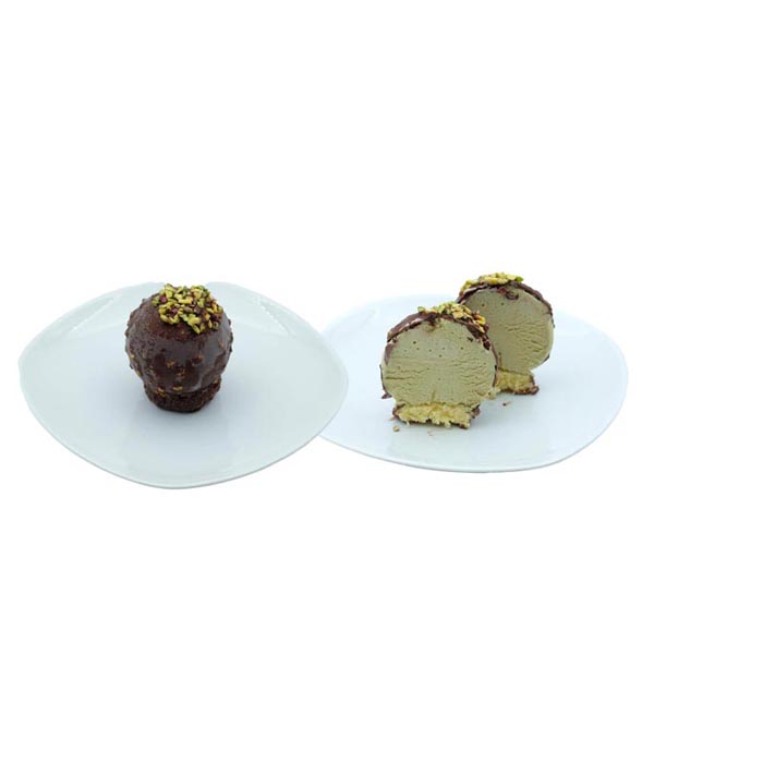 SEMIFREDDO AL PISTACCHIO E CIOCCOLATO SENZA GLUTINE 100 GR 4 PEZZI