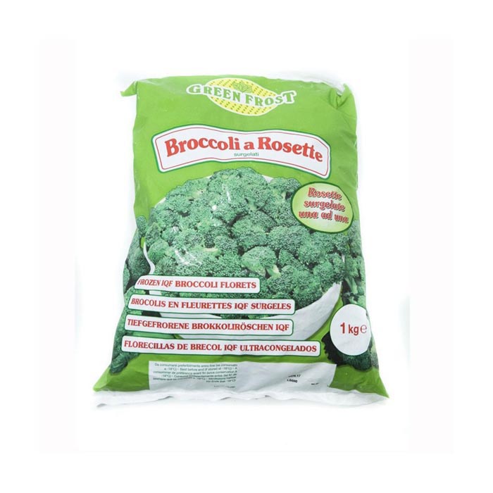 BROCCOLI A ROSETTE IQF 1 KG 10 PEZZI PAREN