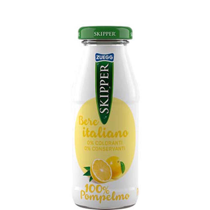 SUCCO POMPELMO 24 BOTTIGLIE DA 200 ML SKIPPER