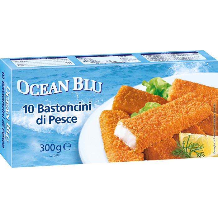 BASTONCINI DI PESCE 10 ASTUCCI DA 300GR