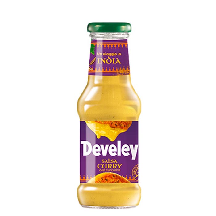 SALSA CURRY CON CURCUME 250 ML VETRO