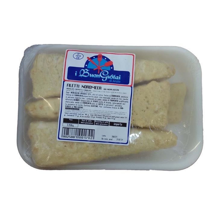 MERLUZZO TRIANGOLINO 12 PEZZI DA 450 GR MISTER FROST