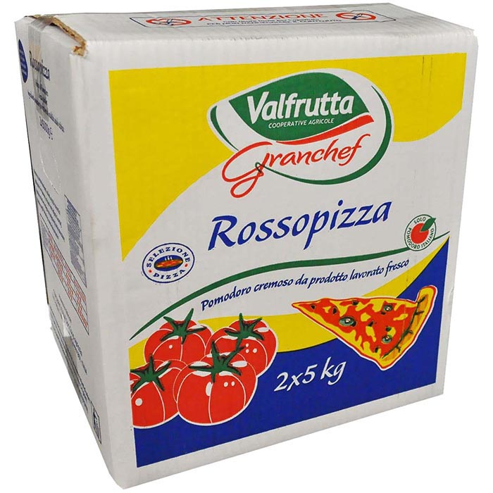ROSSOPIZZA GRANCHEF 5 KG 2 PEZZI VALFRUTTA