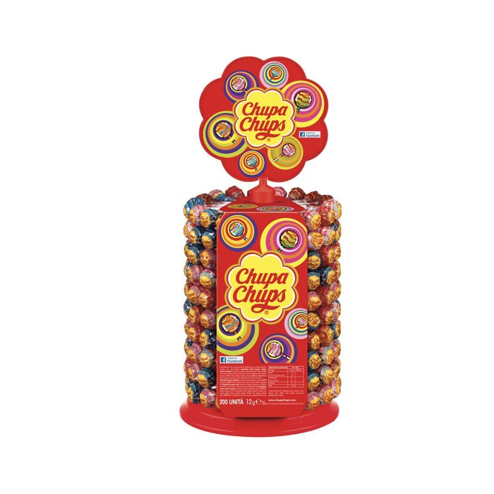 CHUPA CHUPS RUOTA 200 PEZZI