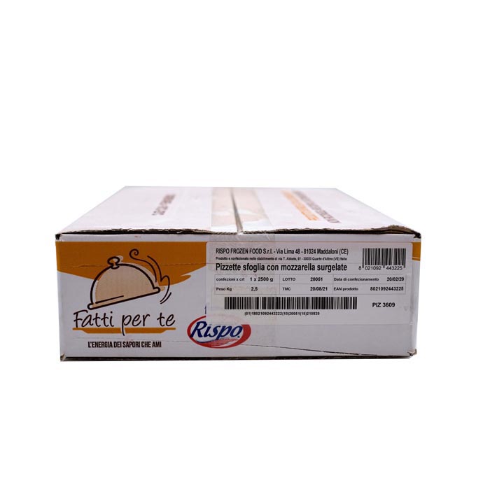 PIZZETTA SFOGLIA MIGNON 2,5 KG RISPO