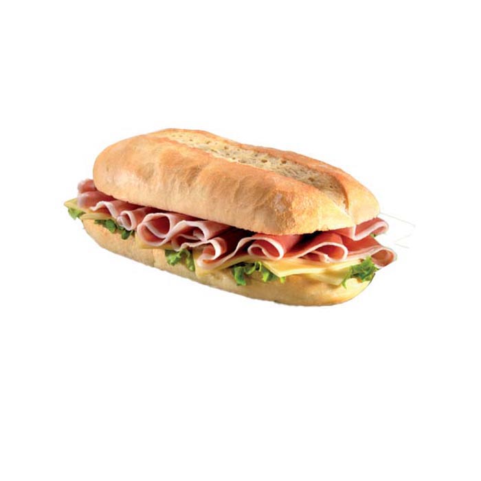CIABATTA CON CRUDO 170 GR 7 PEZZI ALBA TRAMEZZINI