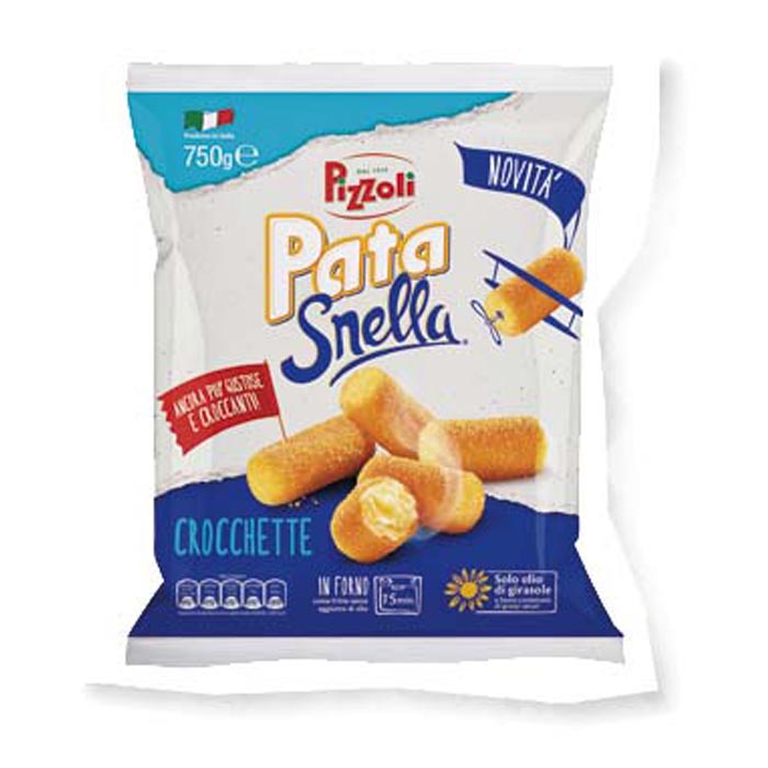 PATATE CROCCHETTE 10 BUSTE DA 1 KG PIZZOLI'