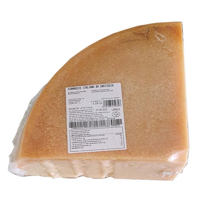 FORMAGGIO ITALIANO 1/8 DI FORMA DA GRATTUGIA ZARPELLON