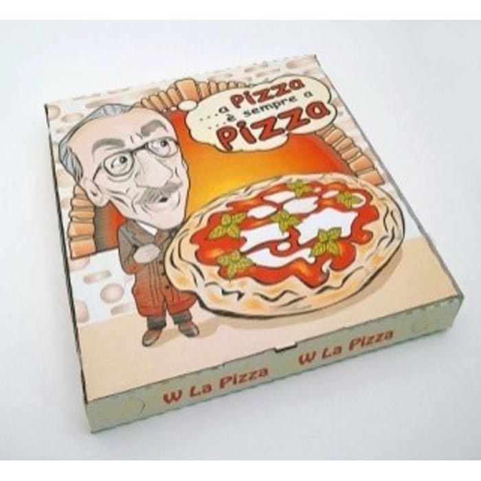 SCATOLE PIZZA CHIUSE 29X29 CM 100 PEZZI AVANA ARTEPACK