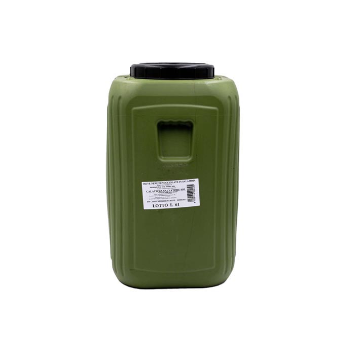 OLIVE NERE DENOCCIOLATE SALAMOIA SECCHIO DA 11 KG CALACIURA