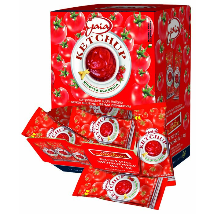 KETCHUP BUSTINE 12 GR 102 PEZZI GAIA